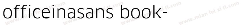 officeinasans book字体转换